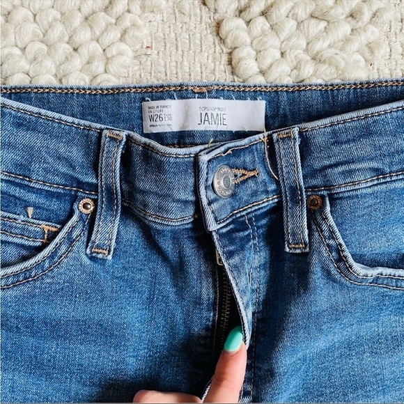 Topshop Jaime Ripped Knee Skinny Jeans - Picture 3 of 6